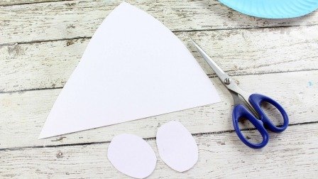 Smurf Paper Plate Craft